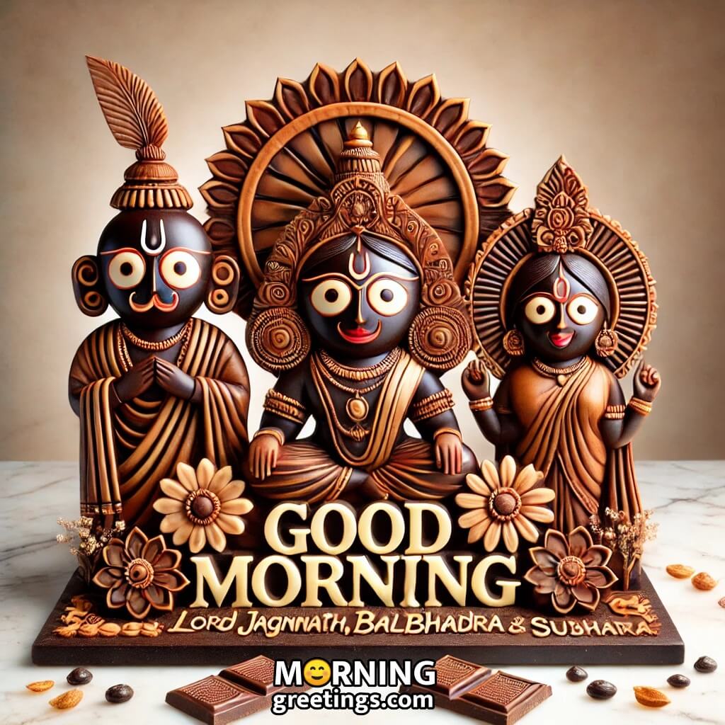 Good Morning Chocolate Lord Jagannath Pic