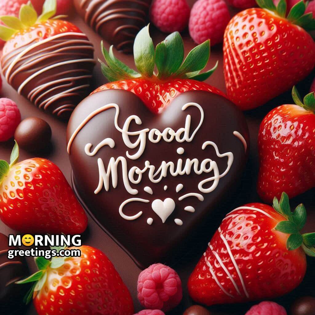 Morning Chocolate Strawberry Image