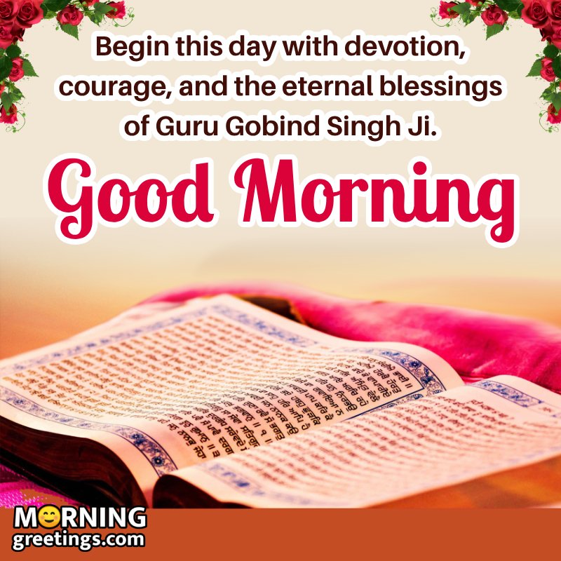 Good Morning Blessings Guru Gobind Singh