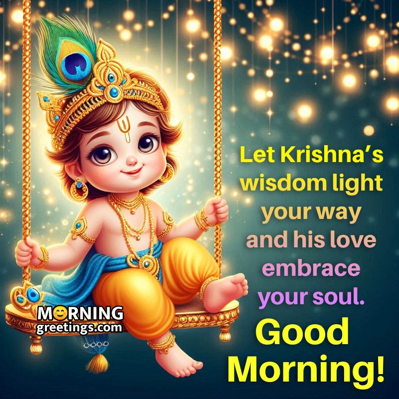 Good Morning Krishna Lovely Status Pic