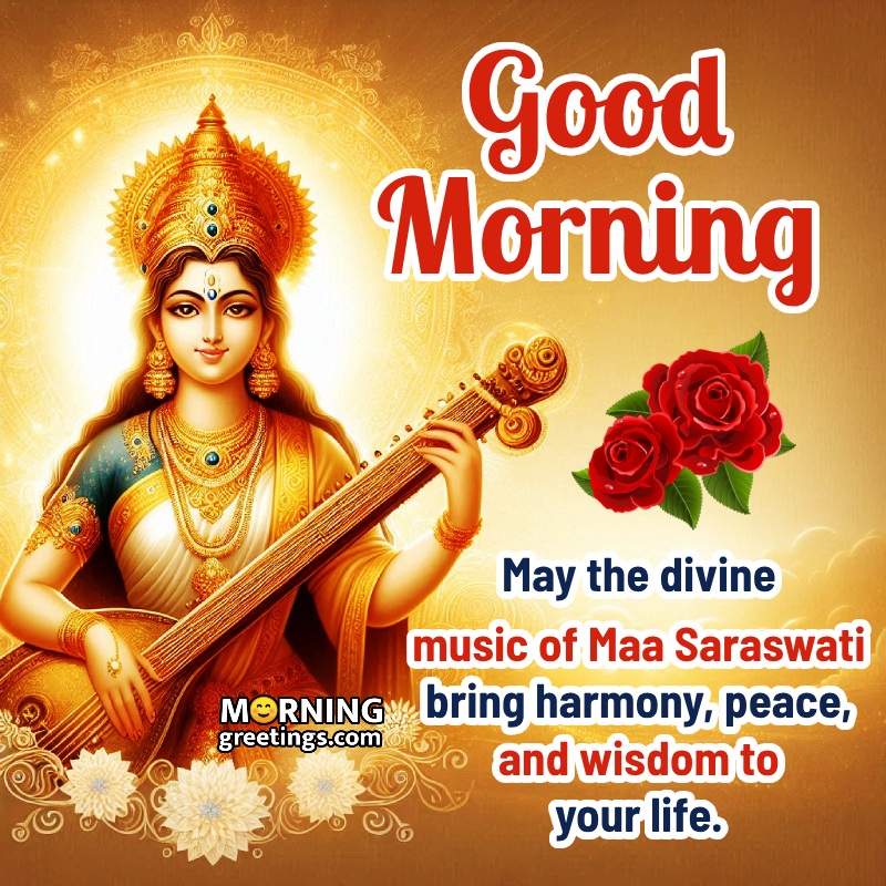 Maa Saraswati Good Morning Fb Status Picture